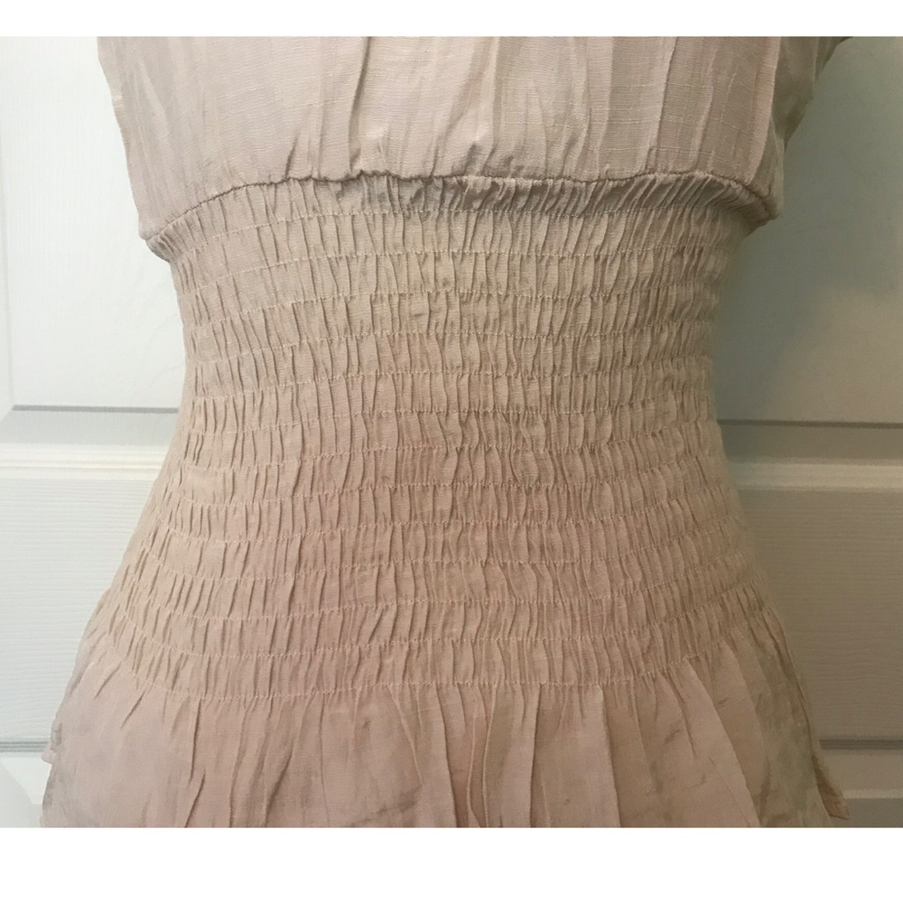 ‘Timing’ Brand Smocked Ruffled Top, Small - Picture 6 of 10